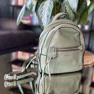 Coach Andi Convertible Tote Backpack - Sage Green